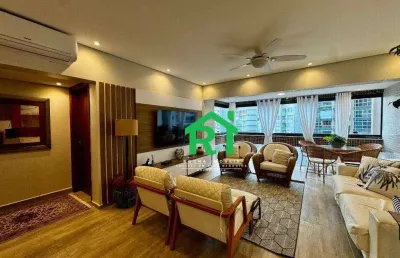 Apartamento à beira mar com 3 quartos (2 suítes), 1 vaga à venda em pitangueiras, guarujá