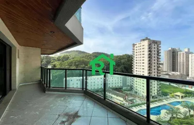 Apartamento com 2 quartos (1 suíte), 1 vaga, lazer, jardim astúrias, guarujá/sp