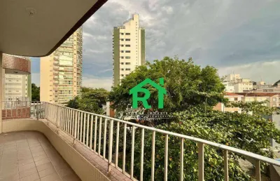 Apartamento com 2 quartos (1 suíte), 1 vaga, tombo, guarujá/sp