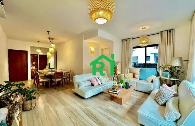 Apartamento reformado, 3 dormitórios (1 suíte), 2 vagas, pitangueiras, guarujá/sp.