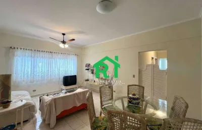 Apartamento com 3 quartos, 1 vaga, jardim astúrias, guarujá/sp