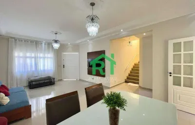 Casa com 4 quartos (3 suítes), 4 vagas, tombo, guarujá/sp