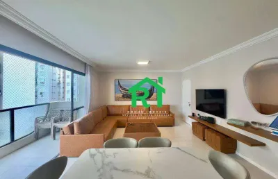 Apartamento à venda na praia das pitangueiras, 3 quartos, 2 vagas, guarujá sp