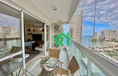Apartamento com 2 dormitórios à venda, 78 m² por r$ 910.000 - jardim astúrias - guarujá/sp