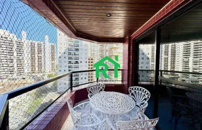 Apartamento à venda na praia das pitangueiras, 4 quartos, 2 vagas, guaruja sp