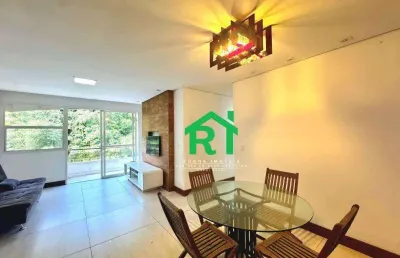 Apartamento com 3 dormitórios para alugar, 104 m² por r$ 5.500/mês - pitangueiras - guarujá/sp
