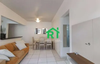 Apartamento com 2 dormitórios à venda, 74 m² por r$ 355.000,00 - enseada - guarujá/sp