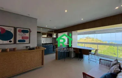 Apartamento frente mar com 2 quartos (1 suíte), 2 vagas e lazer à venda em jardim astúrias, guarujá | rocha imóveis guarujá