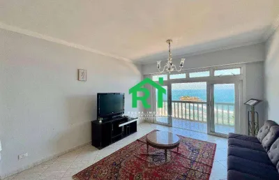Apartamento frente mar com 3 quartos (1 suíte), 1 vaga à venda em pitangueiras, guarujá