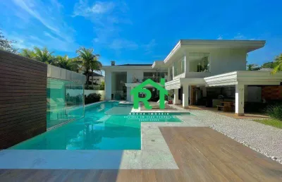 Casa com 6 suítes à venda em jardim acapulco, guarujá | rocha imóveis guarujá