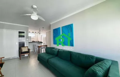 Apartamento com 3 dormitórios à venda, 95 m² por r$ 490.000,00 - pitangueiras - guarujá/sp