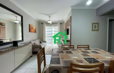 Apartamento 3 dormitorios (1 suite) com lazer a 1 quadra da praia de pitangueiras, guaruja/sp