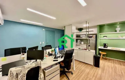 Sala à venda, 38 m² por r$ 350.000,00 - pitangueiras - guarujá/sp