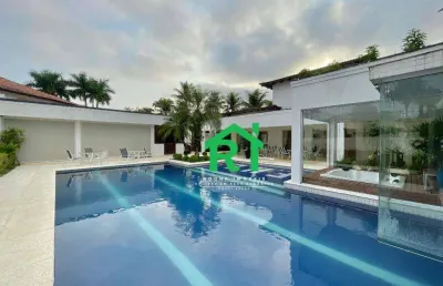 Casa com 5 suítes à venda em jardim acapulco, guarujá | rocha imóveis guarujá