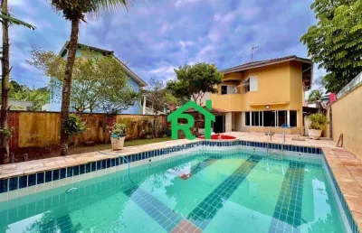 Casa com 4 dormitórios à venda, 202 m² por r$ 4.000.000 - balneário praia do pernambuco - guarujá/sp