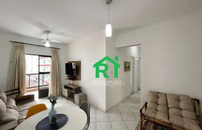 Apartamento com 2 quartos (1 suíte), 1 vaga, lazer, tombo, guarujá/sp