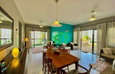 Cobertura penthouse  à venda, 140 m² por r$ 780.000 - jardim astúrias - guarujá/sp