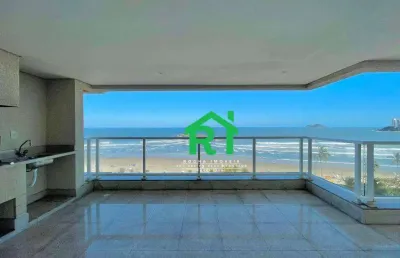 Apartamento frente mar, 3 quartos (3 suítes), lazer, 2 vagas, pitangueiras | rocha imóveis guarujá