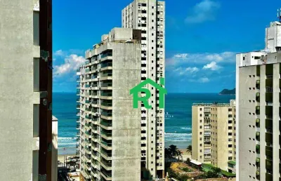 Apartamento beira mar, 3 dormitórios, 2 vagas, lazer, pitangueiras, guarujá/sp.