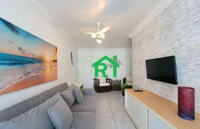 Apartamento com vista pro mar, 1 dormitório à venda, 58 m² por r$ 450.000 - pitangueiras - guarujá/sp