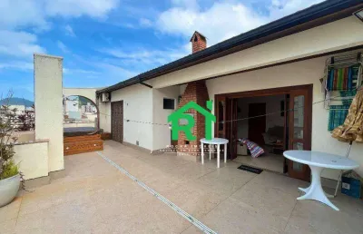 Cobertura com 3 quartos (1 suíte), 2 vagas, lazer à venda em jardim astúrias, guarujá