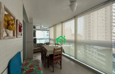 Apartamento frente mar com 2 dormitórios (1 suíte), varanda gourmet e lazer – astúrias, guarujá