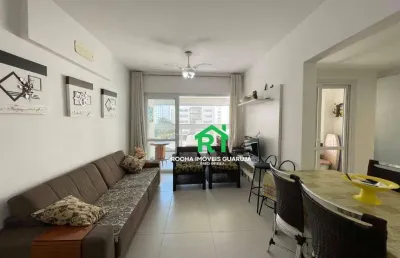 Apartamento para alugar em praia das pitangueiras, 3 dormitórios, lazer, guarujá/sp | rocha imóveis