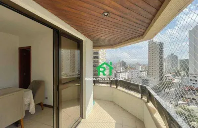 Apartamento com 3 dormitórios à venda, 125 m² por r$ 780.000,00 - jardim astúrias - guarujá/sp