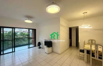 Apartamento com 2 quartos (1 suíte), 1 vaga e lazer à venda em jardim astúrias, guarujá