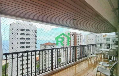 Apartamento com 4 dormitórios, 172 m² - venda por r$ 990.000,00 ou aluguel por r$ 7.500,00/mês - pitangueiras - guarujá/sp