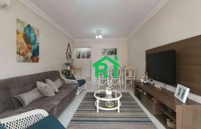 Apartamento com 3 dormitórios à venda, 77 m² por r$ 450.000,00 - enseada - guarujá/sp