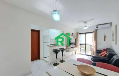 Apartamento com 2 dormitórios, 70 m² - venda por r$ 600.000,00 ou aluguel por r$ 4.200,00/mês - pitangueiras - guarujá/sp