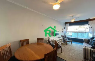 Apartamento à beira mar com 3 dormitórios (1 suíte), 1 vaga, enseada, guarujá/sp