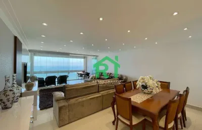 Apartamento com 4 dormitórios à venda, 181 m² por r$ 2.200.000,00 - pitangueiras - guarujá/sp