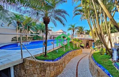 Casa com 6 dormitórios à venda, 460 m² por r$ 4.500.000,00 - tombo - guarujá/sp