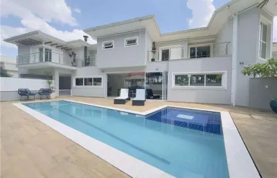 Casa com 4 quartos suites e área gourmet à venda no condomínio athenas em paulínia/sp