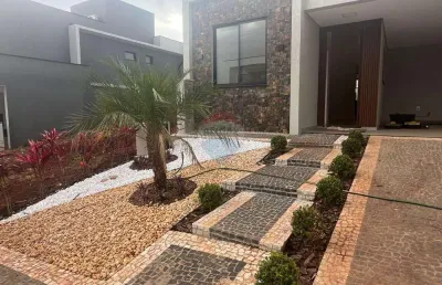 Casa para locação com 3 quartos suites, piscina, escritório, rica em planejados, recém construída no residencial santorini, paulínia/sp