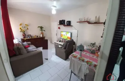 Apartamento com 1 quarto à venda na praça princesa isabel, 92, itararé, são vicente por r$ 262.000