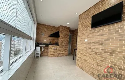 Apartamento com 2 quartos à venda na rua carlos martiniano de andrade bitencourt, 255, aviação, praia grande por r$ 620.002