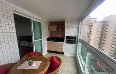 Apartamento com 3 quartos à venda na rua guimarães rosa, 187, cidade ocian, praia grande por r$ 980.000