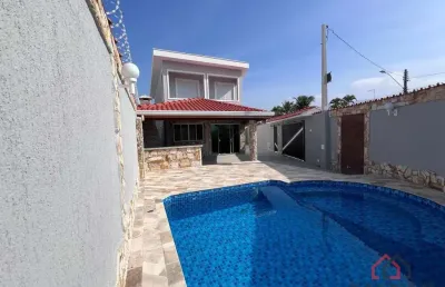 Casa com 4 quartos à venda na das violetas, 467, balneário flórida, praia grande por r$ 1.290.000