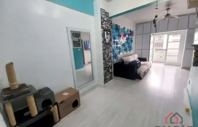 Apartamento com 1 quarto à venda na rua pero correa, 372, boa vista, são vicente por r$ 245.000