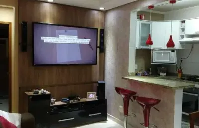 Apartamento com 1 quarto à venda na rua joão ramalho, 842, centro, são vicente por r$ 265.000