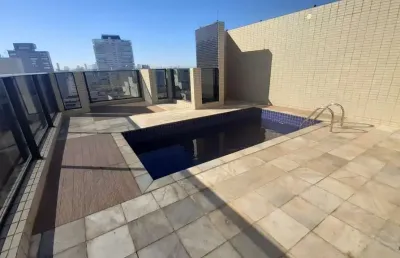 Cobertura com 2 quartos à venda na avenida doutor bernardino de campos, 654, gonzaga, santos por r$ 2.980.000