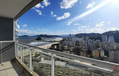 Apartamento com 1 quarto para alugar na avenida presidente wilson, 94, pompéia, santos por r$ 5.800
