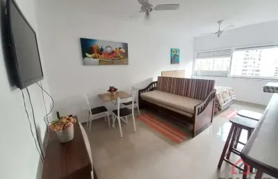 Kitnet / stúdio para alugar na avenida marechal floriano peixoto, 120, gonzaga, santos por r$ 3.000