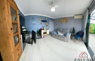 Cobertura com 3 quartos à venda na rua dino tognini, 495, vila caiçara, praia grande por r$ 780.000