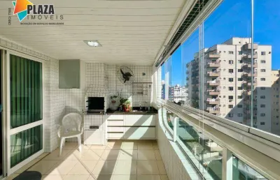 Apartamento com 2 dormitórios à venda, 87 m² por r$ 720.000,00 - canto do forte - praia grande/sp