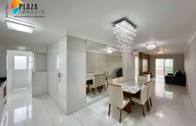 Apartamento com 3 dormitórios à venda, 122 m² por r$ 950.000,00 - boqueirão - praia grande/sp