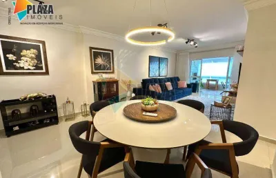 Apartamento com 3 dormitórios à venda, 146 m² por r$ 1.140.000,00 - vilamar - praia grande/sp